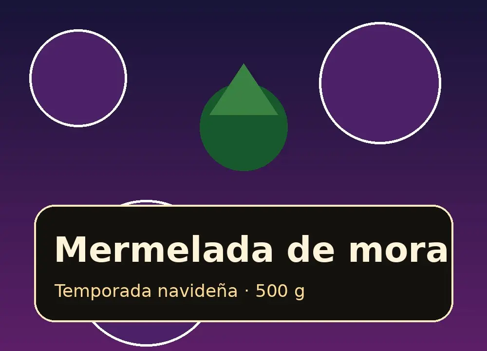 Mermelada de mora