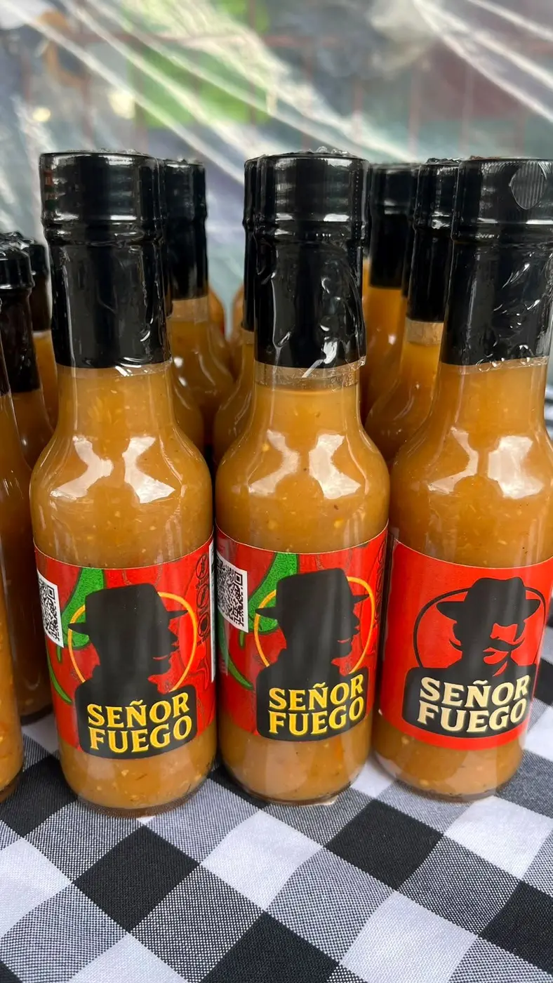 Línea de botellas Señor Fuego